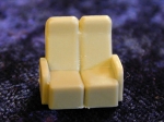 No# 5001 HO Scale Streamliner Coach Seats